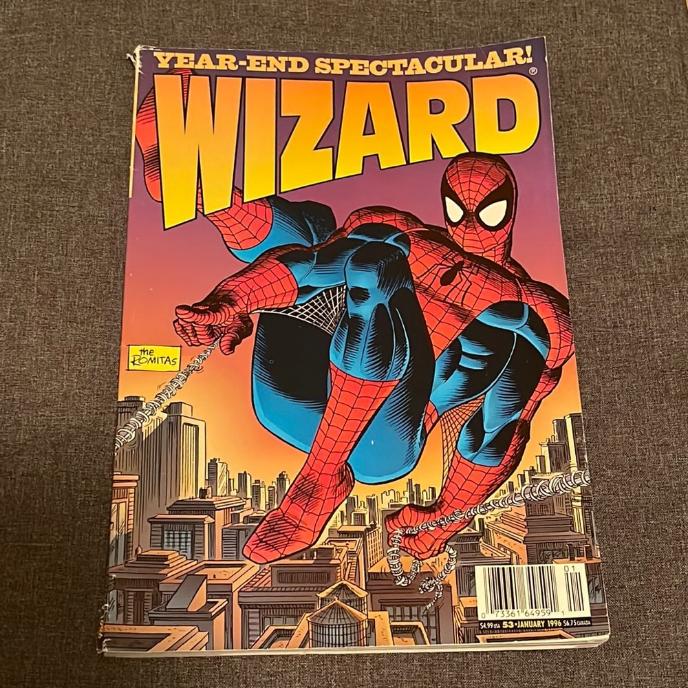 Vintage Year-End Spectacular! Wizard magazine. January 1996